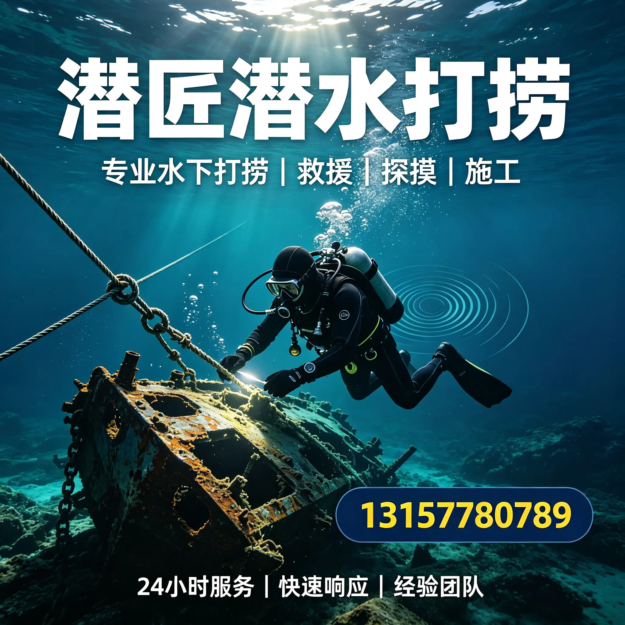 西丰水下打捞作业服务产品